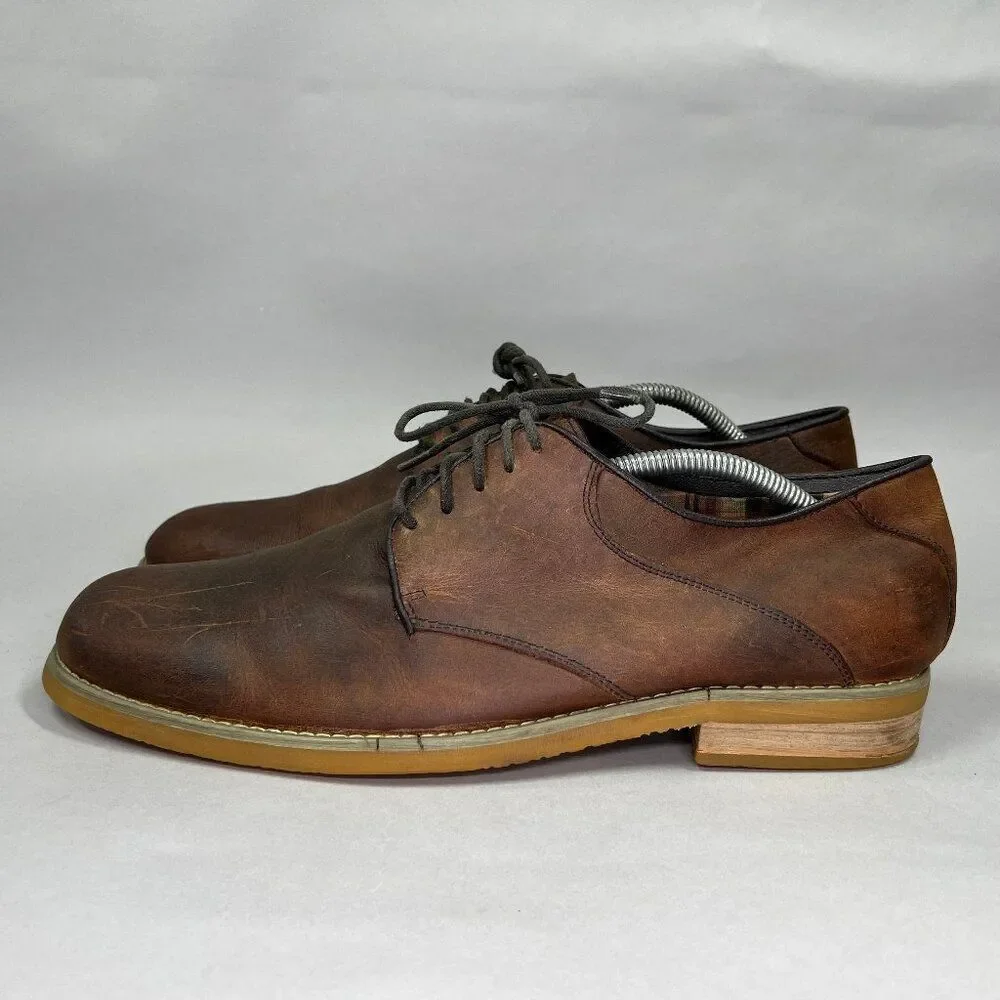 Bed Stu Men's Size 11‎ Luz Rustic Brown Leather Oxfords